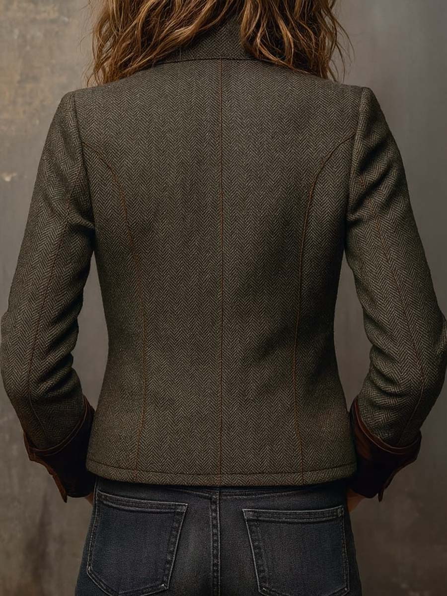 Harriet | Heritage Herringbone Jacket