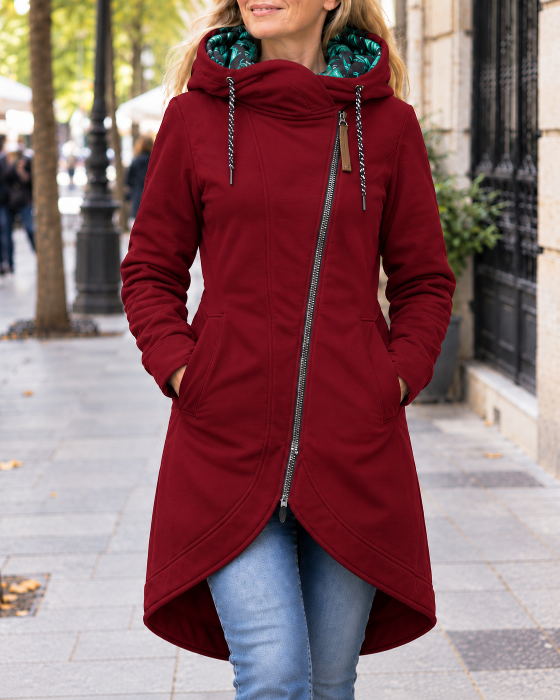 OLIVIA | SOFT HOODED COAT