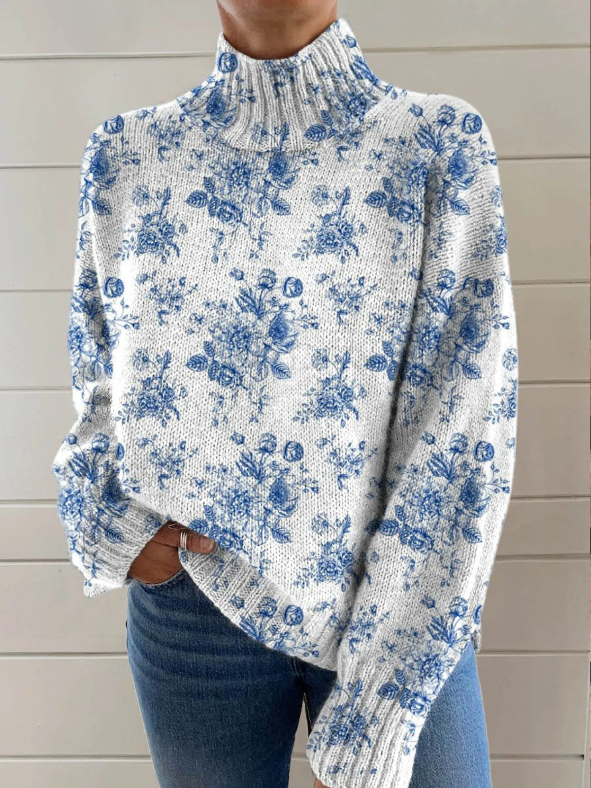 Bella | Blossom Turtleneck Sweater
