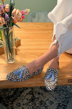 Doris™ - Moccasin with fringes and pattern
