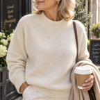 NORA | RIBBED NECK KNIT JUMPER