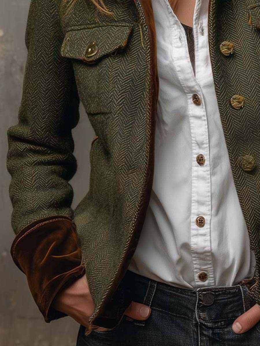 Harriet | Heritage Herringbone Jacket