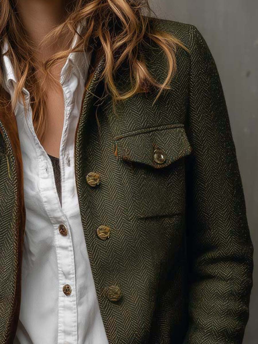 Harriet | Heritage Herringbone Jacket
