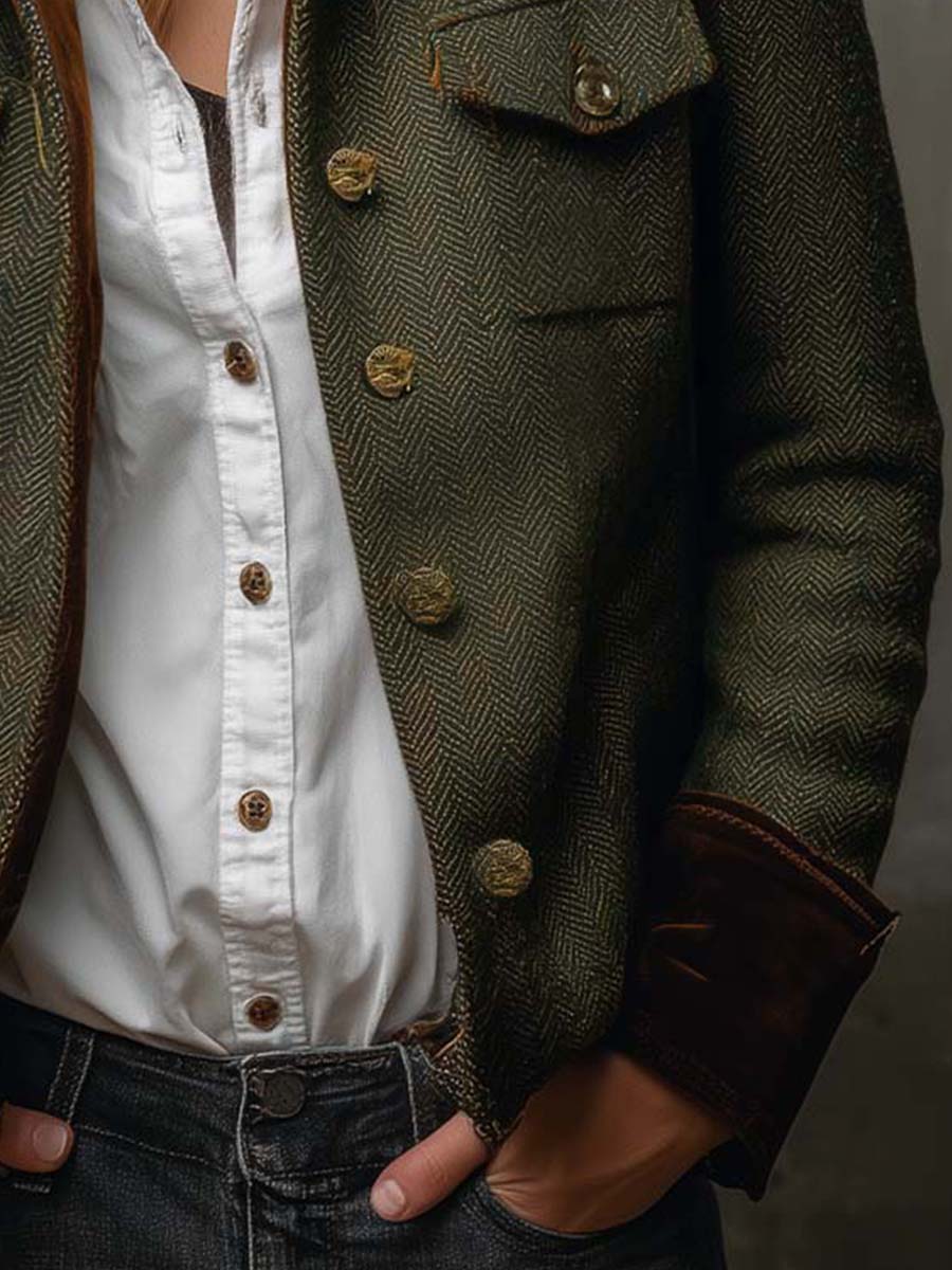 Harriet | Heritage Herringbone Jacket