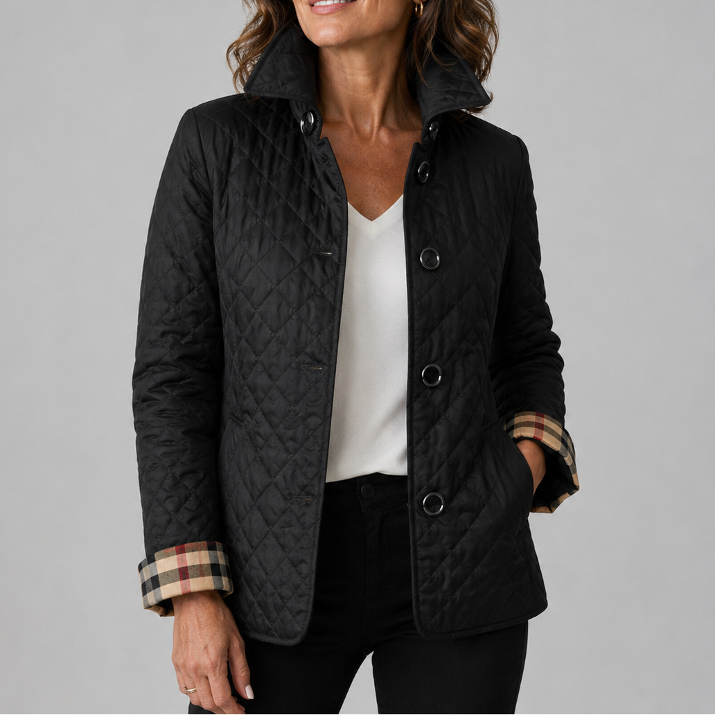 HOLLY | QUILTED BUTTON JACKET