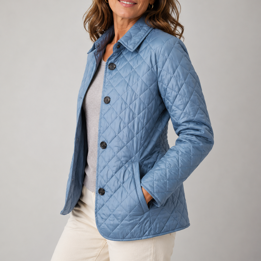 HOLLY | QUILTED BUTTON JACKET