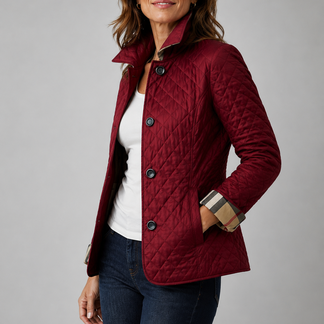 HOLLY | QUILTED BUTTON JACKET