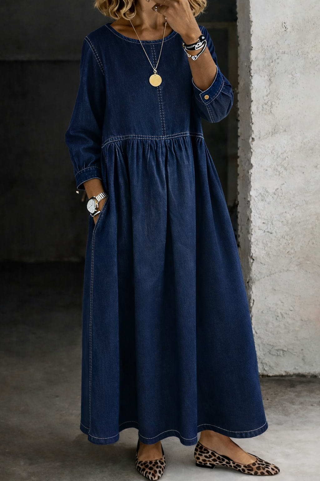 DAISY | RELAXED DENIM DRESS