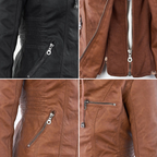 SIENNA | HOODED MOTO JACKET
