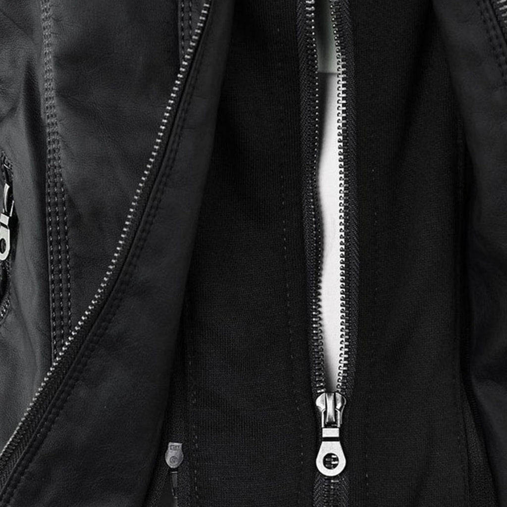 SIENNA | HOODED MOTO JACKET