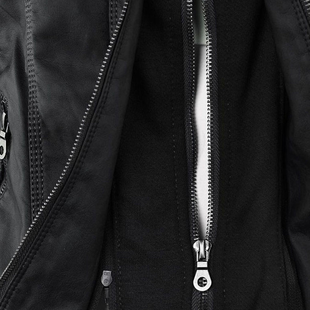 SIENNA | HOODED MOTO JACKET