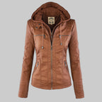 SIENNA | HOODED MOTO JACKET