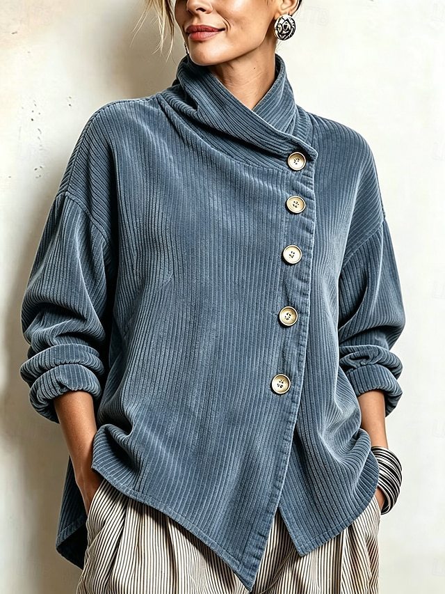 MAEVE | CORDUROY BUTTON JUMPER