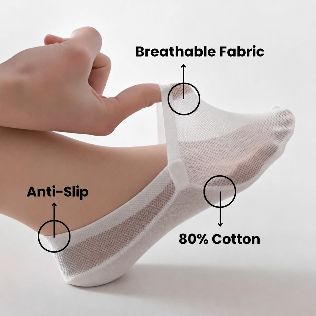 ROBIN | 3-PACK INVISIBLE SOCKS
