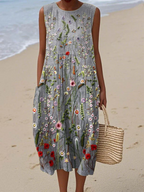 CARA | WILDFLOWER MIDI DRESS