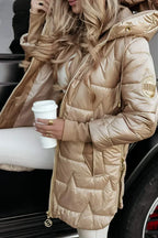 MOLLY | LONGLINE HOODED PADDED COAT