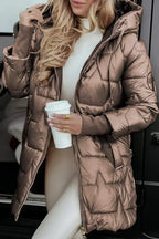 MOLLY | LONGLINE HOODED PADDED COAT