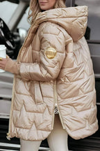 MOLLY | LONGLINE HOODED PADDED COAT