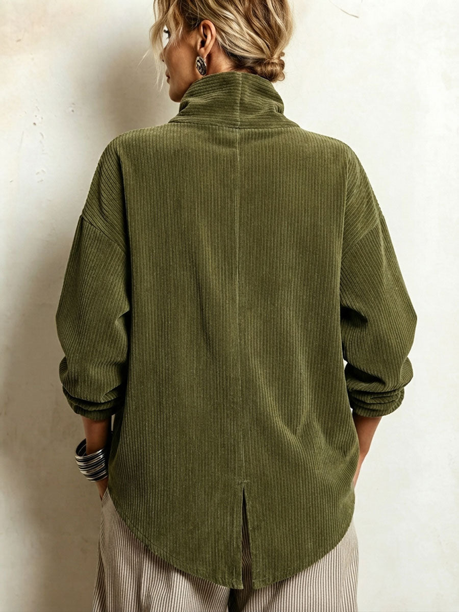 MAEVE | CORDUROY BUTTON JUMPER