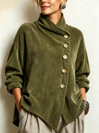 MAEVE | CORDUROY BUTTON JUMPER