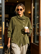 MAEVE | CORDUROY BUTTON JUMPER