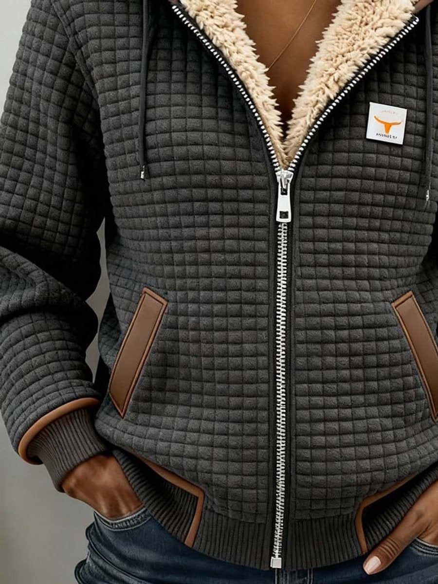 LUCY | SHERPA-LINED QUILTED JACKET